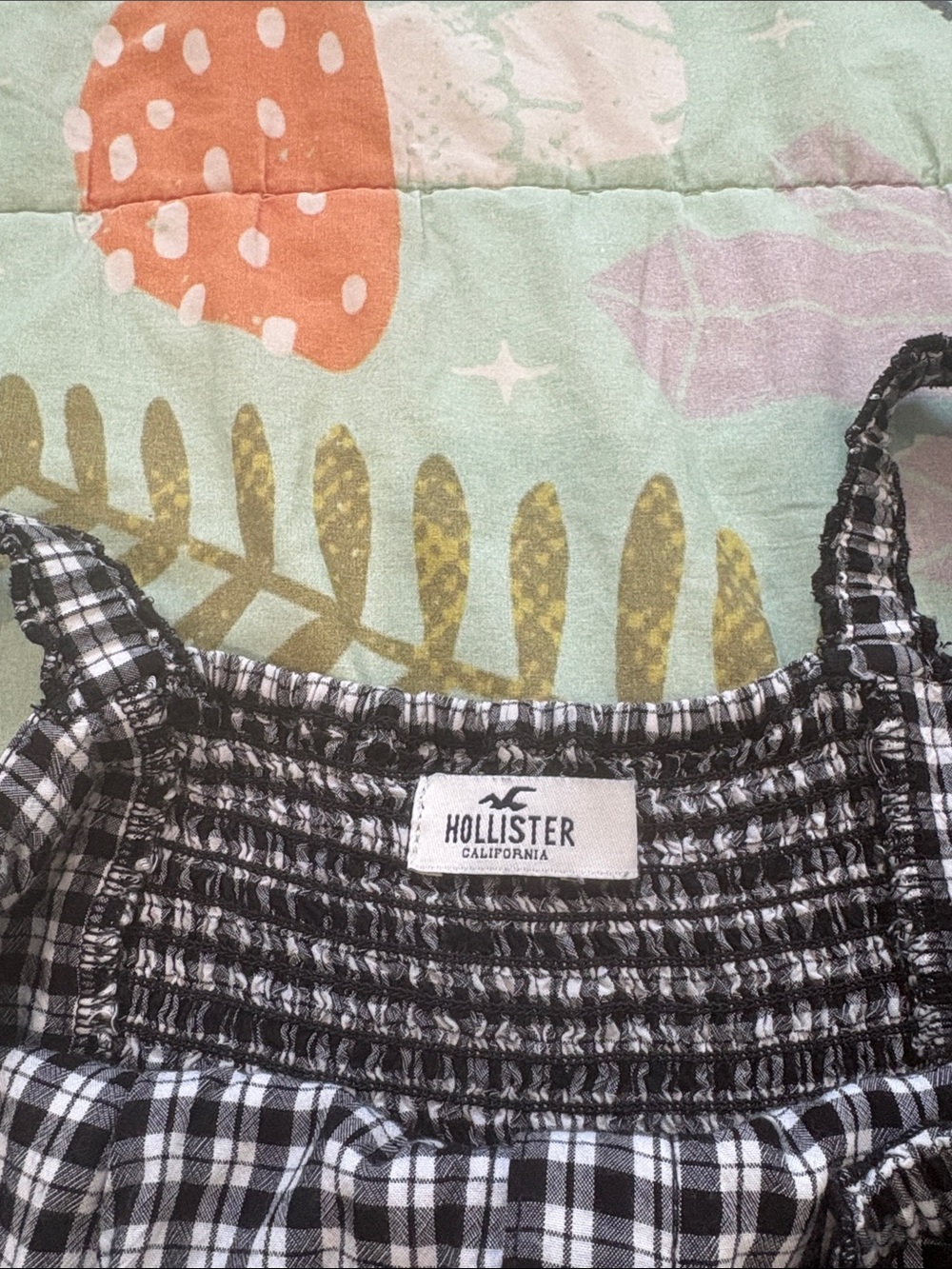 Hollister Gingham Button-Front Sundress - Picture 2 of 3